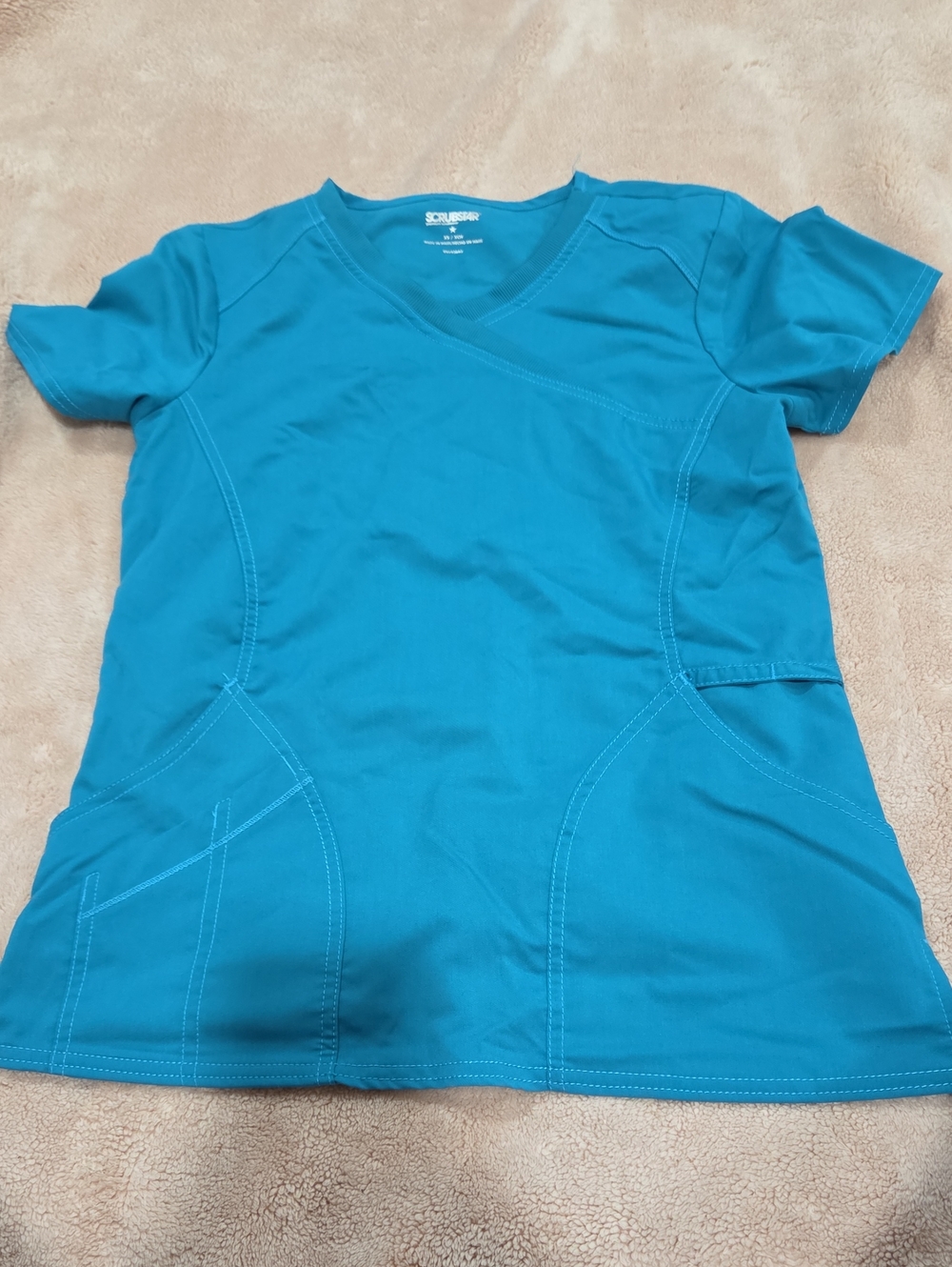 Scrub V-Neck Top